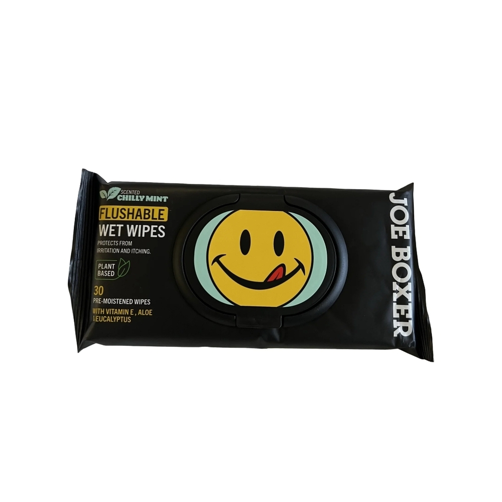 Joe Boxer Flushable Wet Wipes